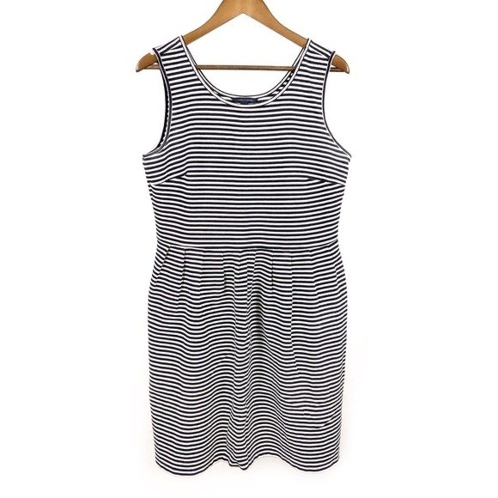 Tommy Hilfiger Striped Ribbed Knit Dress